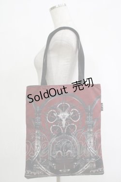 画像1: OZZ ANGELO / ワルプルギスの夜トートバッグ  ボルドー H-25-11-07-070-OO-BG-KB-ZH