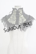 Qutie Frash / 2023-蘿月-ネックコルセット  黒×金 H-25-11-07-071-QU-ZA-KB-ZH