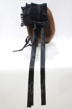 画像2: Luxmira / プリーツレースのヘッドドレス”Femme fatale”  ブラック H-25-11-07-074-GO-AC-KB-ZH