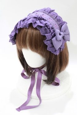 画像1: Vallee lys / Lace Enchantment Headdress  パープル H-25-11-07-075-GO-AC-KB-ZH