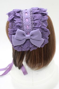 画像2: Vallee lys / Lace Enchantment Headdress  パープル H-25-11-07-075-GO-AC-KB-ZH