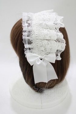 画像2: MorunxMuunaStoik / ヘッドドレスクリップ  白 H-25-11-07-077-EL-AC-KB-ZH