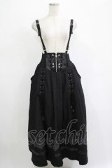 Ozz oneste / Pirates Roseロングスカート  黒 H-25-11-07-009-OO-SK-KB-ZH