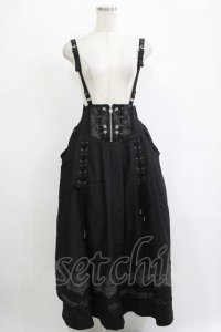 Ozz oneste / Pirates Roseロングスカート  黒 H-25-11-07-009-OO-SK-KB-ZH