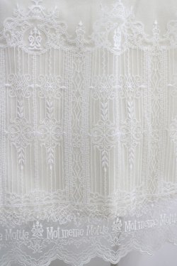 画像4: Moi-meme-Moitie / 燭台エンブレムゲートジャンパースカート  アイボリー×オフホワイト H-25-11-07-001-MO-OP-KB-ZH