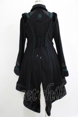 画像3: Ozz oneste / Dark Wizard 裏起毛カーデ  ブラック×グリーン H-25-11-07-012-OO-CO-KB-ZH