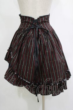 画像3: PUTUMAYO / Midnight Paradeアシメスカート  黒赤ストライプ/紺 H-25-11-07-014-PT-SK-KB-ZH