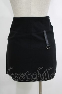 画像3: Ozz On / レイヤード風メッシュ切替スカート  黒 H-25-11-07-018-OO-SK-KB-ZH