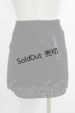 画像3: Ozz On / レイヤード風メッシュ切替スカート  黒 H-25-11-07-018-OO-SK-KB-ZH