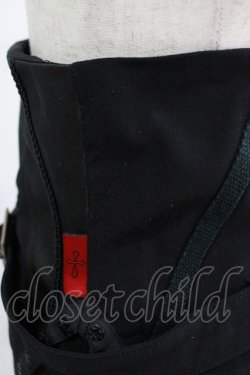 画像4: Ozz Croce / 異素材切替アシメスカート  黒 H-25-11-07-019-OO-SK-KB-ZH