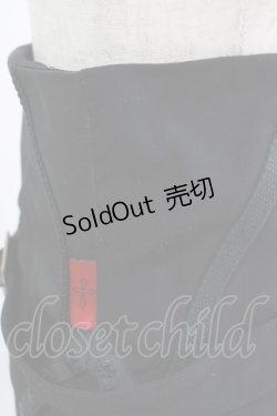 画像4: Ozz Croce / 異素材切替アシメスカート  黒 H-25-11-07-019-OO-SK-KB-ZH