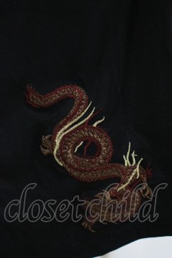 画像5: Ozz Croce / 異素材切替アシメスカート  黒 H-25-11-07-019-OO-SK-KB-ZH