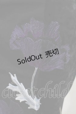 画像4: Ozz On / 刺繍サイドZIPスカート  黒 H-25-11-07-020-OO-SK-KB-ZH