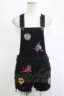 画像1: KILL STAR / Oracle denim overalls XS ブラック H-25-11-07-021-SL-PA-KB-ZH