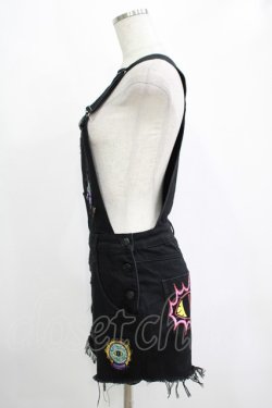 画像2: KILL STAR / Oracle denim overalls XS ブラック H-25-11-07-021-SL-PA-KB-ZH