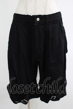 画像1: MILKBOY / STRAP BONDAGE PANTS  ブラック H-25-11-07-023-MB-PA-KB-ZH