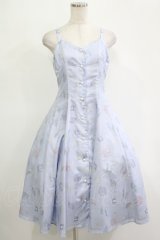 Emily Temple cute / Mystical Seaフレアワンピース  モーヴパープル H-25-11-07-003-ET-OP-KB-ZT467