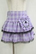 QOOZA / Kuromi mini skirt  ラベンダー H-25-11-08-027-PU-SK-KB-ZH