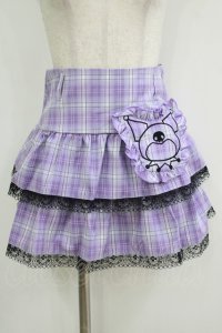 QOOZA / Kuromi mini skirt  ラベンダー H-25-11-08-027-PU-SK-KB-ZH