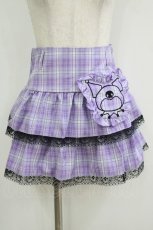 画像1: QOOZA / Kuromi mini skirt  ラベンダー H-25-11-08-027-PU-SK-KB-ZH (1)