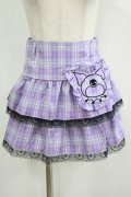 QOOZA / Kuromi mini skirt  ラベンダー H-25-11-08-029-PU-SK-KB-ZH