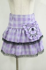 QOOZA / Kuromi mini skirt  ラベンダー H-25-11-08-029-PU-SK-KB-ZH