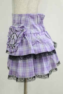 画像2: QOOZA / Kuromi mini skirt  ラベンダー H-25-11-08-029-PU-SK-KB-ZH