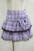 QOOZA / Kuromi mini skirt  ラベンダー H-25-11-08-030-PU-SK-KB-ZH