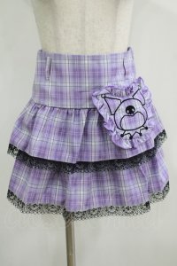 QOOZA / Kuromi mini skirt  ラベンダー H-25-11-08-030-PU-SK-KB-ZH