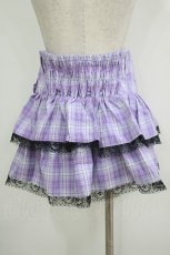 画像3: QOOZA / Kuromi mini skirt  ラベンダー H-25-11-08-030-PU-SK-KB-ZH (3)