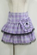 QOOZA / Kuromi mini skirt  ラベンダー H-25-11-08-031-PU-SK-KB-ZH