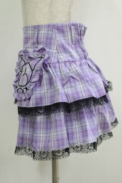 画像2: QOOZA / Kuromi mini skirt  ラベンダー H-25-11-08-031-PU-SK-KB-ZH