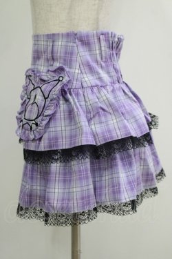画像2: QOOZA / Kuromi mini skirt  ラベンダー H-25-11-08-032-PU-SK-KB-ZH