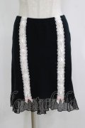 Katie / LOVELY LINGERIE skirt  ブラック H-25-11-08-043-LO-SK-KB-ZH