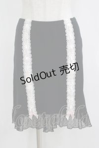 Katie / LOVELY LINGERIE skirt  ブラック H-25-11-08-043-LO-SK-KB-ZH