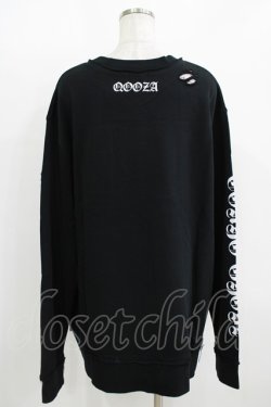 画像4: QOOZA / 東京喰種×QOOZA金木研 ダメージスウェット  ブラック H-25-11-08-045-PU-TO-KB-ZH