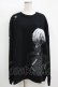 画像1: QOOZA / 東京喰種×QOOZA金木研 ダメージスウェット  ブラック H-25-11-08-046-PU-TO-KB-ZH (1)