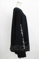 画像3: QOOZA / 東京喰種×QOOZA金木研 ダメージスウェット  ブラック H-25-11-08-046-PU-TO-KB-ZH (3)