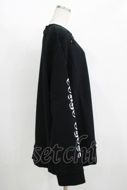 画像3: QOOZA / 東京喰種×QOOZA金木研 ダメージスウェット  ブラック H-25-11-08-046-PU-TO-KB-ZH