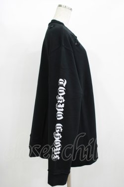 画像3: QOOZA / 東京喰種×QOOZA金木研 ダメージスウェット  ブラック H-25-11-08-047-PU-TO-KB-ZH