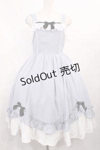 Chalmiere / 不思議の国のジャンパースカート M サックス H-25-11-08-1001-LO-OP-NS-ZH