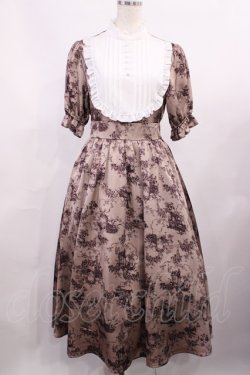 画像1: m petit by misako / トワルドジュイワンピース S ピンク H-25-11-08-1004-LO-OP-NS-ZH