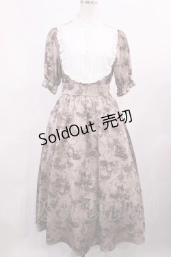 画像1: m petit by misako / トワルドジュイワンピース S ピンク H-25-11-08-1004-LO-OP-NS-ZH