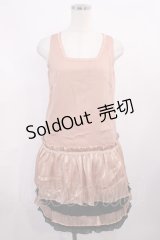 axes femme / ストライプワンピース M ピンク H-25-11-08-1005-AX-OP-NS-ZH