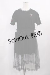 Rojita / 長南舞コラボワンピース Free ブラック H-25-11-08-1006-LO-TO-NS-ZH