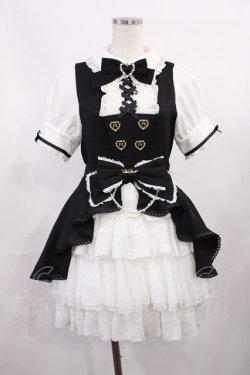 画像1: LIZ LISA / スピンドルカシュクールワンピース Free ブラック H-25-11-08-1007-LO-OP-NS-ZH