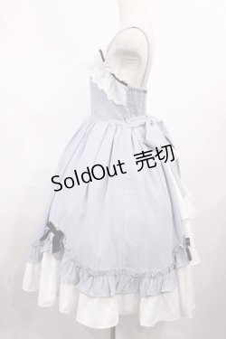 画像2: Chalmiere / 不思議の国のジャンパースカート M サックス H-25-11-08-1001-LO-OP-NS-ZH