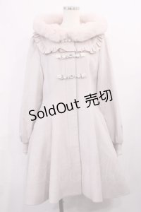 mellfy memory / Love sweet jewel duffleコート M ピンク H-25-11-08-1008-LO-CO-NS-ZH