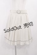 Kurumi Collaboration / フレアマリンアカデミアスカート LL アイボリー H-25-11-08-1009-LO-SK-NS-ZH