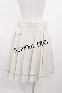 画像2: Kurumi Collaboration / フレアマリンアカデミアスカート LL アイボリー H-25-11-08-1009-LO-SK-NS-ZH